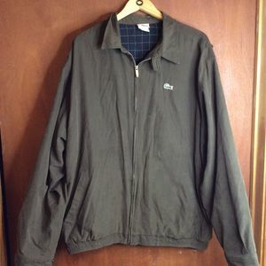 Lacoste Green Full Zip Jacket Size 4XL